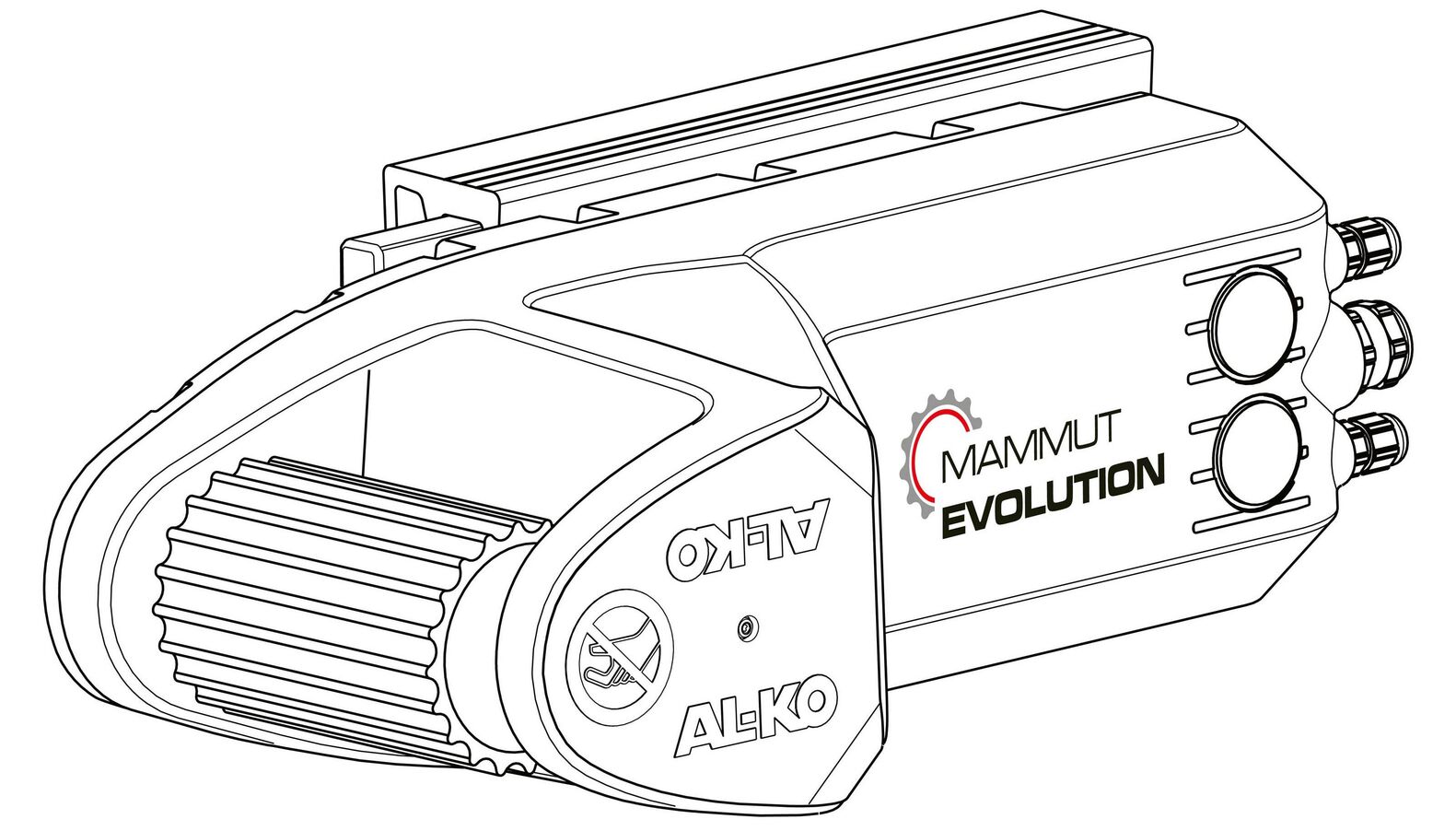 Mammut Evolution von Al-Ko: Der Caravan bewegt sich einige Sekunden vor und zurück, und der Besitzer sieht die Kilogramm in Zahlen. So funktioniert das im Rangierantrieb integrierte Wiegesystem der Mammut Evolution, das jederzeit über das Gewicht des Caravans Auskunft geben kann. Gestartet wird das intelligente Rangiersystem über eine Fernbedienung mit digitaler Gewichtsanzeige.