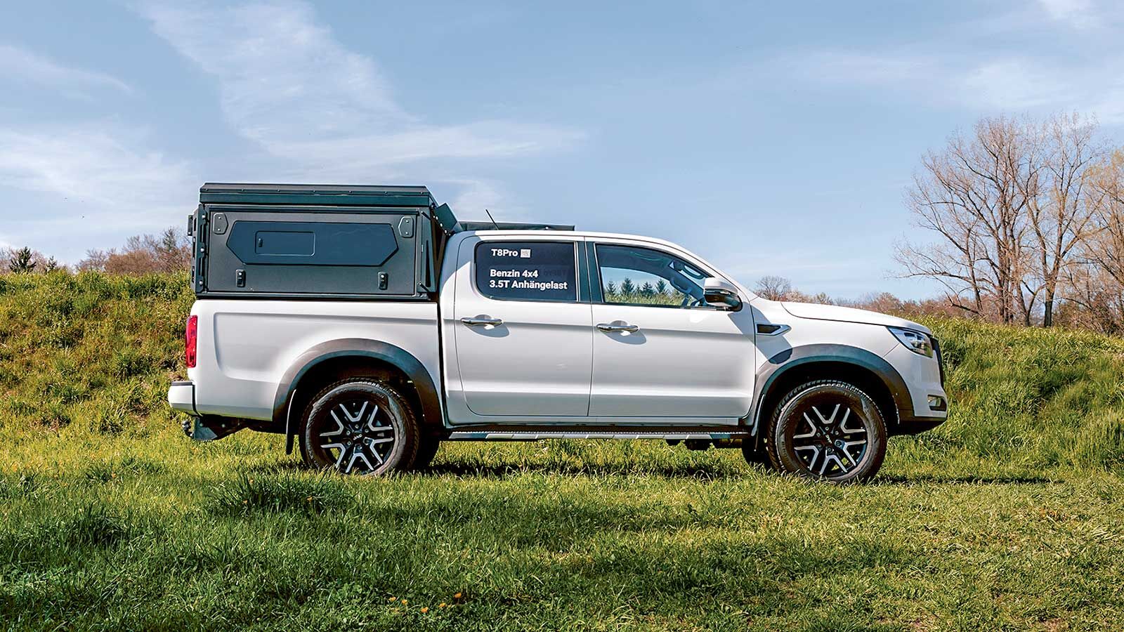 JAC bringt den 4x4-Pick-up-Camper in die Schweiz.