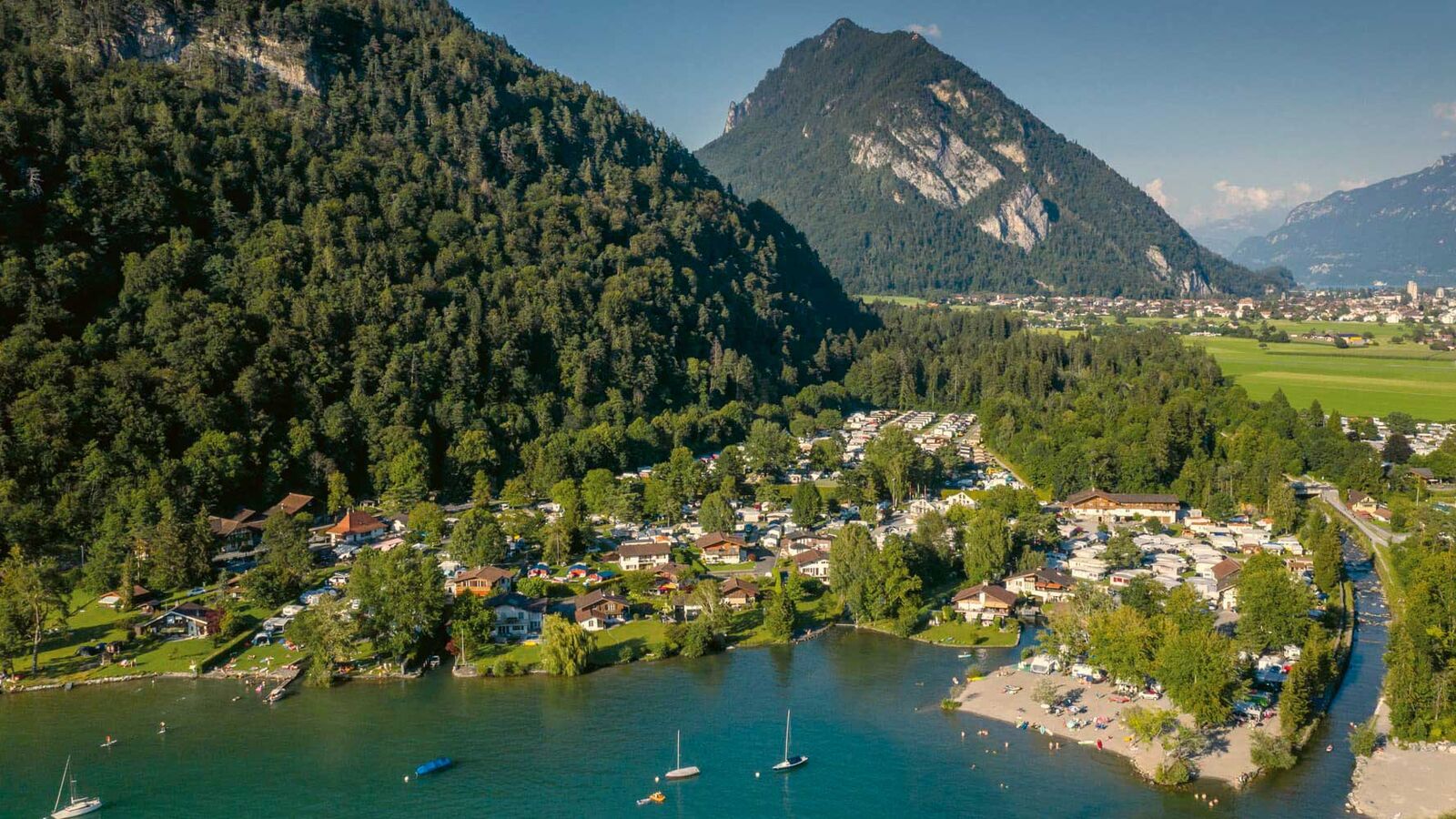 Ausgezeichnet mit dem Swisscamps Camping Award: Camping Manor Farm, Interlaken.