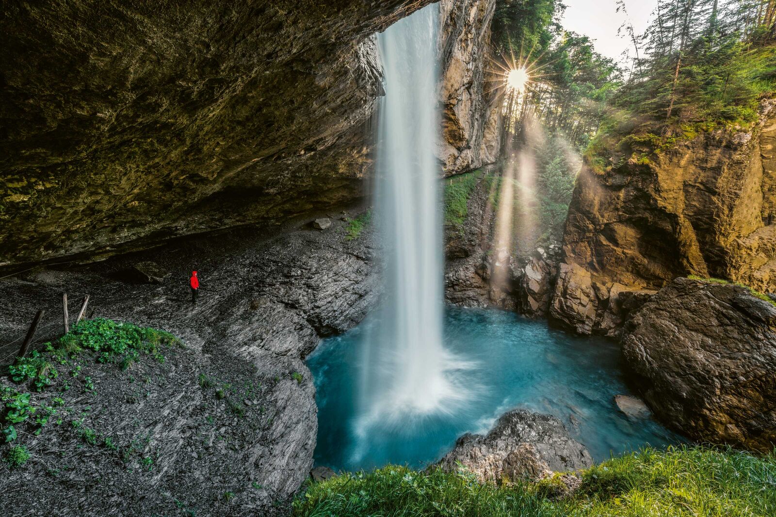 Der «Berglistüber», einer von drei Wasserfällen am Klausenpass, gilt als besonders schön.