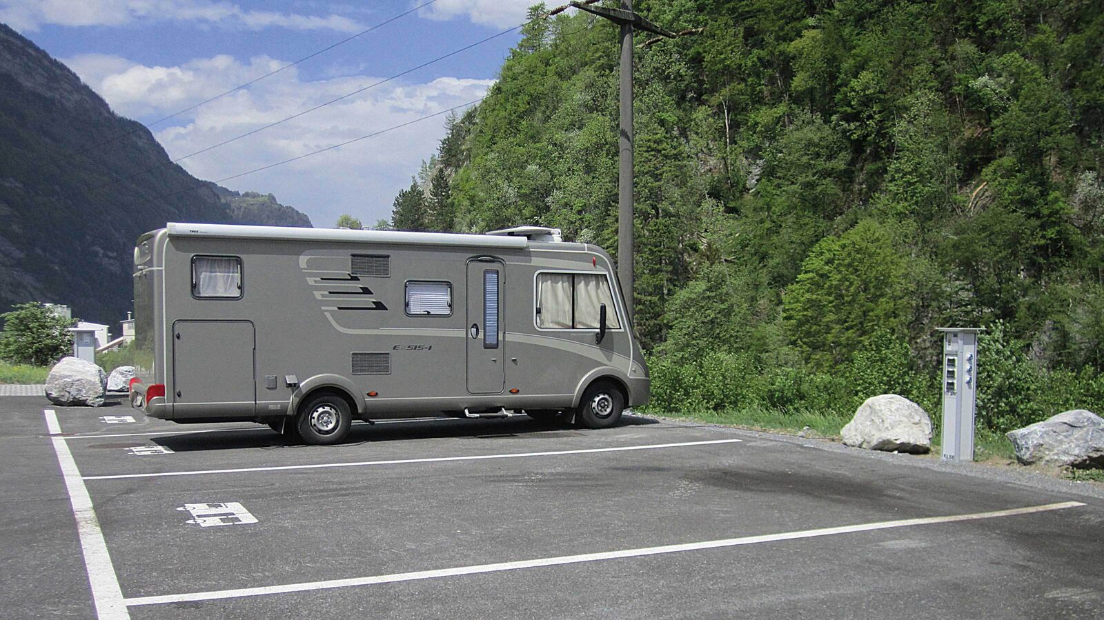 Ruhiger Platz: Wohnmobilstellplatz Buchholz.