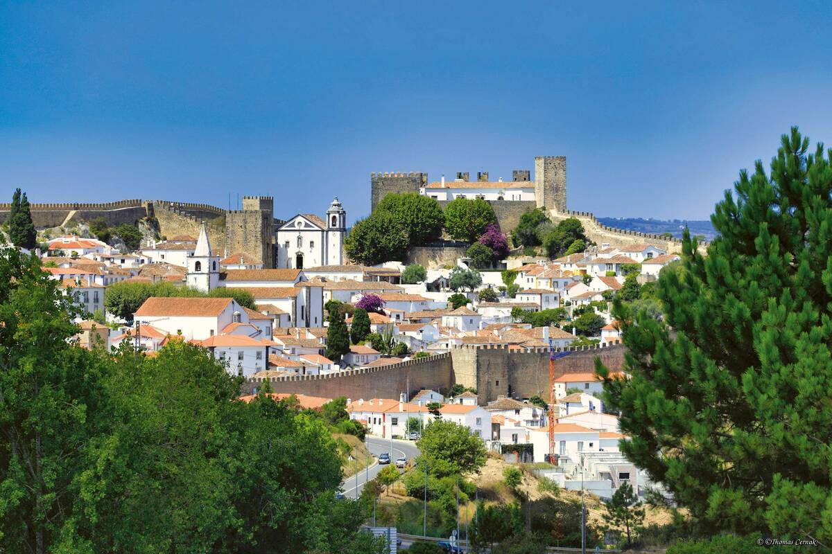 Óbidos, un des plus beaux endroits du pays, sur la route de Lisbonne.