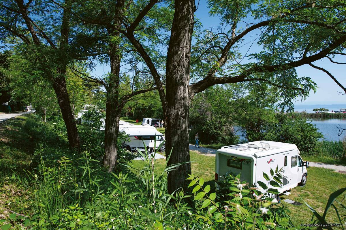 Idyllischer Aufenthalt im Kamp Lucija.