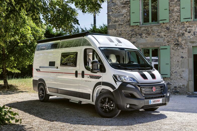 Die Vany-Sport-Sondermodelle V 114, V 114 Max und V 210 werden auf dem Fiat-Ducato aufgebaut.